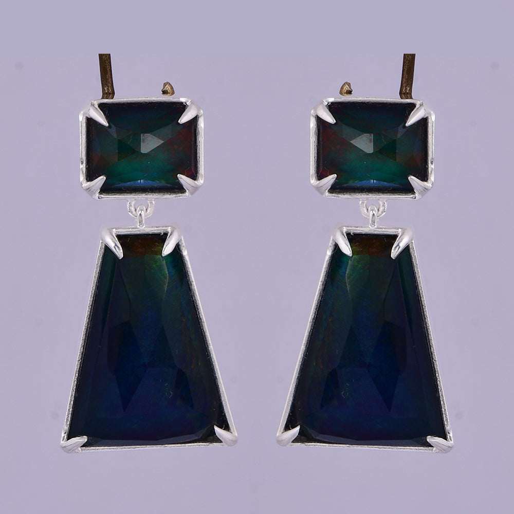 Serenity's Stone Slab Earrings-Earrings-Krush Kandy, Women's Online Fashion Boutique Located in Phoenix, Arizona (Scottsdale Area)