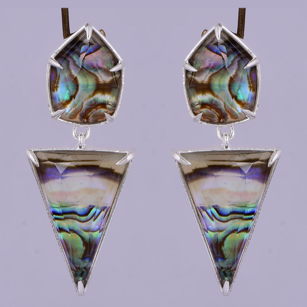 Coastal Dreamer Stone Slab Earrings-Earrings-Krush Kandy, Women's Online Fashion Boutique Located in Phoenix, Arizona (Scottsdale Area)