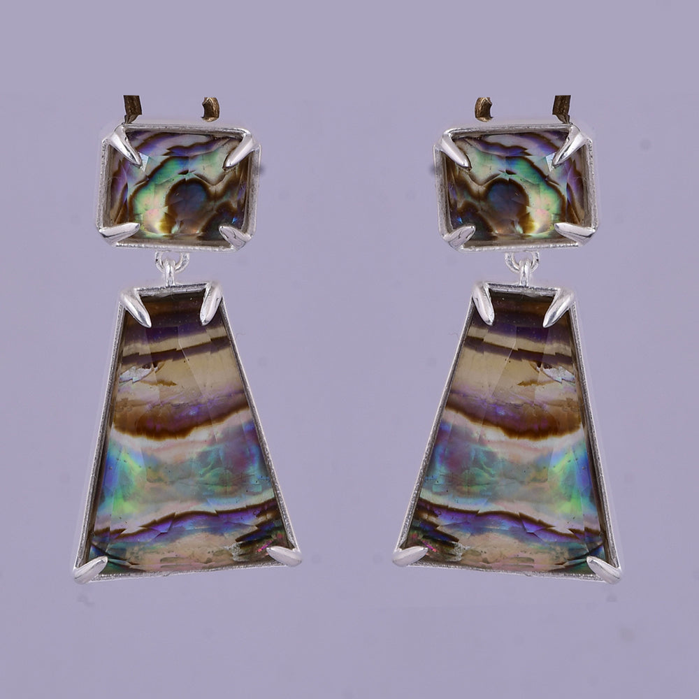 Serenity's Stone Slab Earrings-Earrings-Krush Kandy, Women's Online Fashion Boutique Located in Phoenix, Arizona (Scottsdale Area)