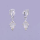 To The Point Stone Drop Earrings-Earrings-Krush Kandy, Women's Online Fashion Boutique Located in Phoenix, Arizona (Scottsdale Area)