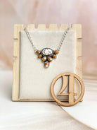 Angel Dahlia & Deer Fawn Necklace no13-Necklaces-Krush Kandy, Women's Online Fashion Boutique Located in Phoenix, Arizona (Scottsdale Area)