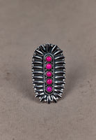 Sterling Silver Jeweled Fossil Crawler Ring-Crawler Rings-Krush Kandy, Women's Online Fashion Boutique Located in Phoenix, Arizona (Scottsdale Area)