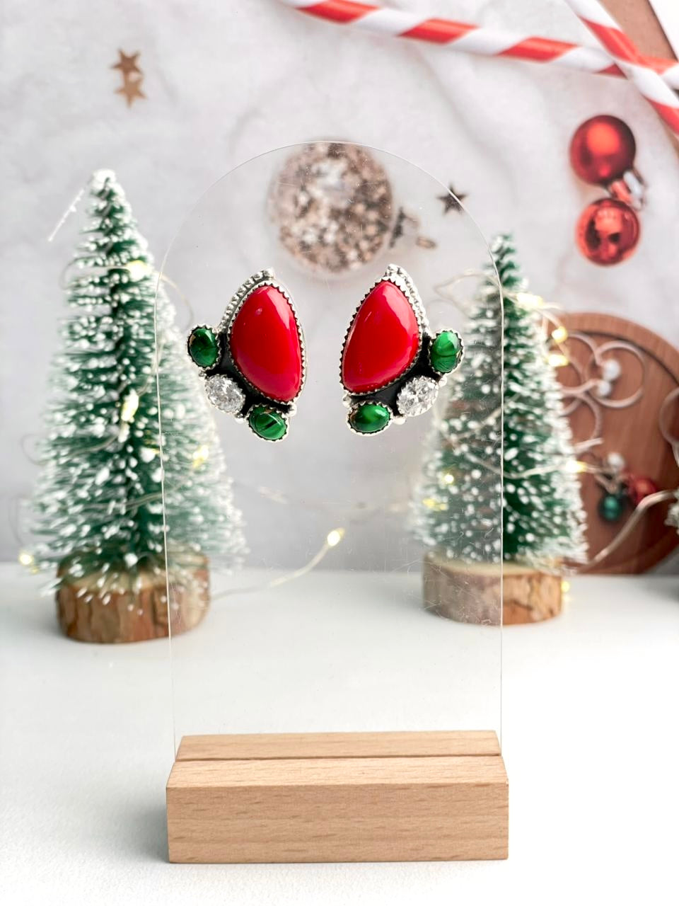 Christmas in Kandyland Statement Studs-Earrings-Krush Kandy, Women's Online Fashion Boutique Located in Phoenix, Arizona (Scottsdale Area)
