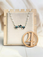 Blooming Flower Bar Necklace-Necklaces-Krush Kandy, Women's Online Fashion Boutique Located in Phoenix, Arizona (Scottsdale Area)