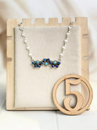 Blooming Flower Bar Necklace-Necklaces-Krush Kandy, Women's Online Fashion Boutique Located in Phoenix, Arizona (Scottsdale Area)