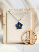 Blinging Chain Daisy Necklace-Necklaces-Krush Kandy, Women's Online Fashion Boutique Located in Phoenix, Arizona (Scottsdale Area)