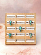 Stamped Sterling Silver Duo Stone Ring-Rings-Krush Kandy, Women's Online Fashion Boutique Located in Phoenix, Arizona (Scottsdale Area)