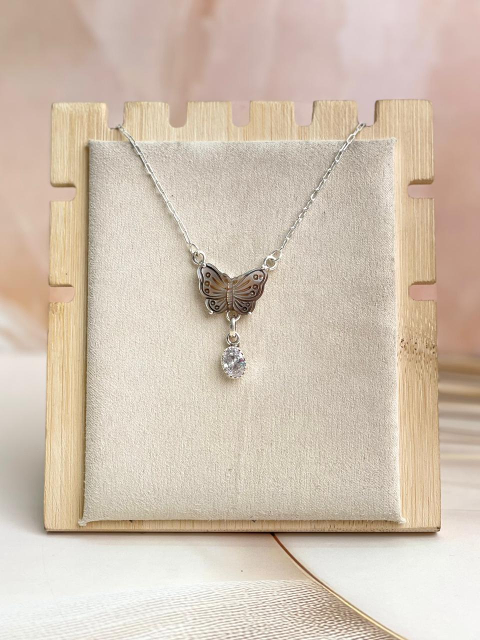 Coco Butterfly Necklace-Necklaces-Krush Kandy, Women's Online Fashion Boutique Located in Phoenix, Arizona (Scottsdale Area)