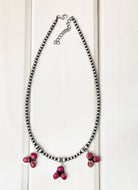 Southwest Desert Jasper Pearl Necklace-Necklaces-Krush Kandy, Women's Online Fashion Boutique Located in Phoenix, Arizona (Scottsdale Area)
