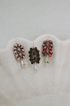 Squash Blossom Stone Cluster Earrings | Krush Exclusive-Drop Earrings-Krush Kandy, Women's Online Fashion Boutique Located in Phoenix, Arizona (Scottsdale Area)