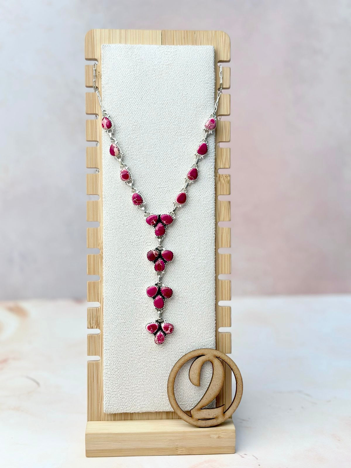 Desert Pink Jasper Necklace-Necklaces-Krush Kandy, Women's Online Fashion Boutique Located in Phoenix, Arizona (Scottsdale Area)