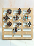 Amber & Crystal One of a Kind Rings-Rings-Krush Kandy, Women's Online Fashion Boutique Located in Phoenix, Arizona (Scottsdale Area)