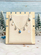 Winter Frost Golden Hills Stone Drops Necklace-Necklaces-Krush Kandy, Women's Online Fashion Boutique Located in Phoenix, Arizona (Scottsdale Area)