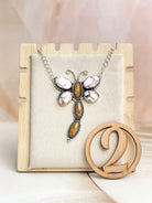 Angel Dahlia & Deer Fawn Necklace no10-Necklaces-Krush Kandy, Women's Online Fashion Boutique Located in Phoenix, Arizona (Scottsdale Area)