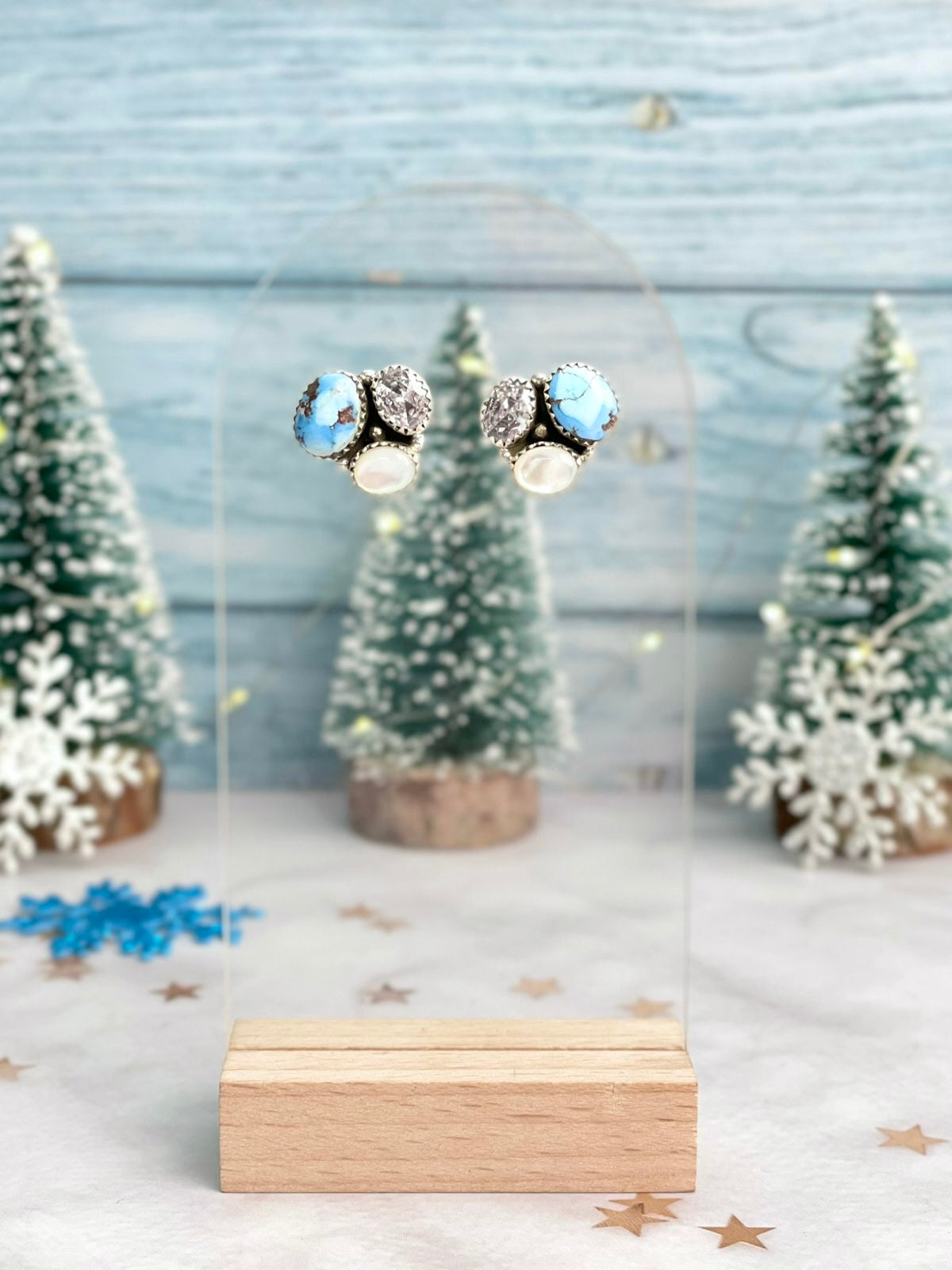 Winter Frost Dainty Studs-Earrings-Krush Kandy, Women's Online Fashion Boutique Located in Phoenix, Arizona (Scottsdale Area)