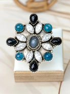 Stargazer Moonstone Rings-Rings-Krush Kandy, Women's Online Fashion Boutique Located in Phoenix, Arizona (Scottsdale Area)