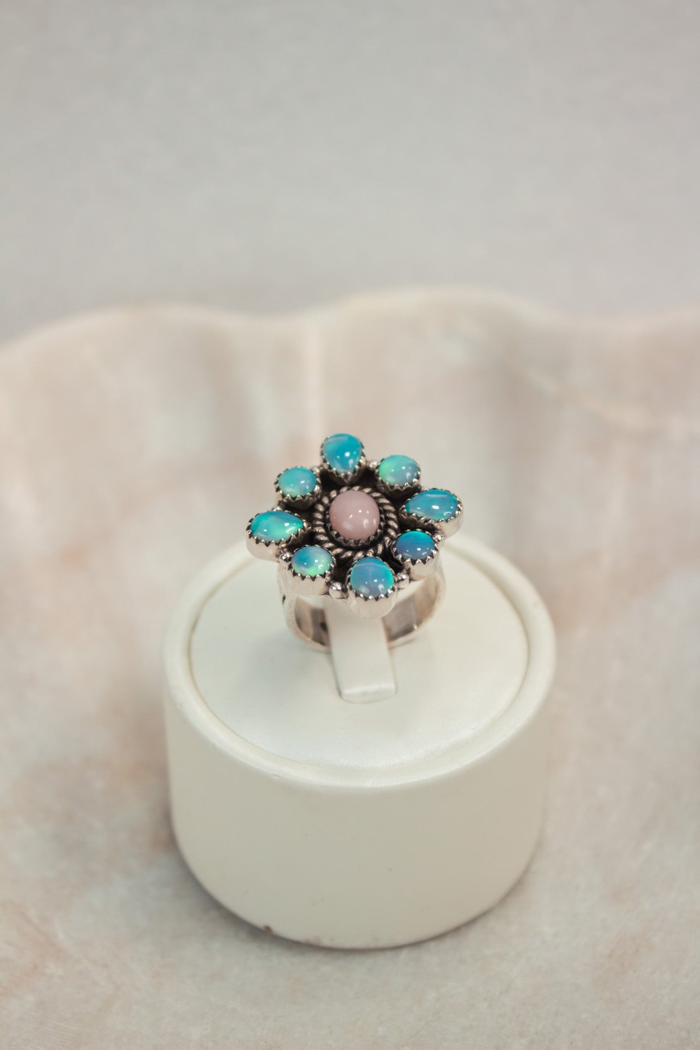 Rope The Moon Diamond Shape Gemstone Ring-Band Rings-Krush Kandy, Women's Online Fashion Boutique Located in Phoenix, Arizona (Scottsdale Area)