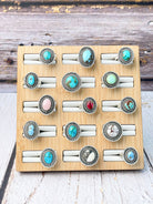 One Of A Kind Classic Stone Slab Rings-Ring Sizers-Krush Kandy, Women's Online Fashion Boutique Located in Phoenix, Arizona (Scottsdale Area)