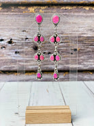The Annaleigh Stone Drop Earrings-Drop Earrings-Krush Kandy, Women's Online Fashion Boutique Located in Phoenix, Arizona (Scottsdale Area)