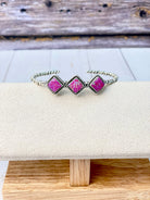 Desert Dreamer Three Stone Cuff-Bracelets-Krush Kandy, Women's Online Fashion Boutique Located in Phoenix, Arizona (Scottsdale Area)