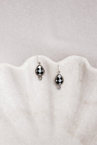 Sterling Daisy Checkered Earrings | By KKB-Stud Earrings-Krush Kandy, Women's Online Fashion Boutique Located in Phoenix, Arizona (Scottsdale Area)