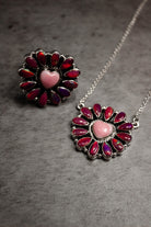 Hearts and Mixed Stone Sterling Silver Necklaces & Rings-Chain Necklaces-Krush Kandy, Women's Online Fashion Boutique Located in Phoenix, Arizona (Scottsdale Area)