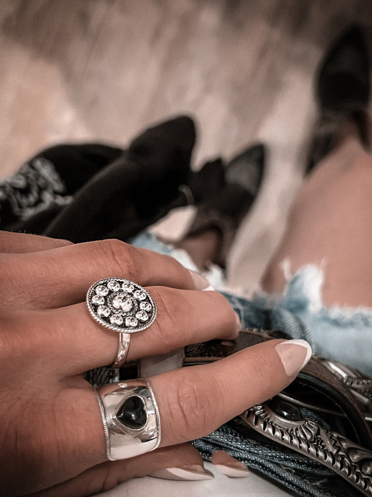 Margot's Muse Sterling Silver Ring-Statement Rings-Krush Kandy, Women's Online Fashion Boutique Located in Phoenix, Arizona (Scottsdale Area)