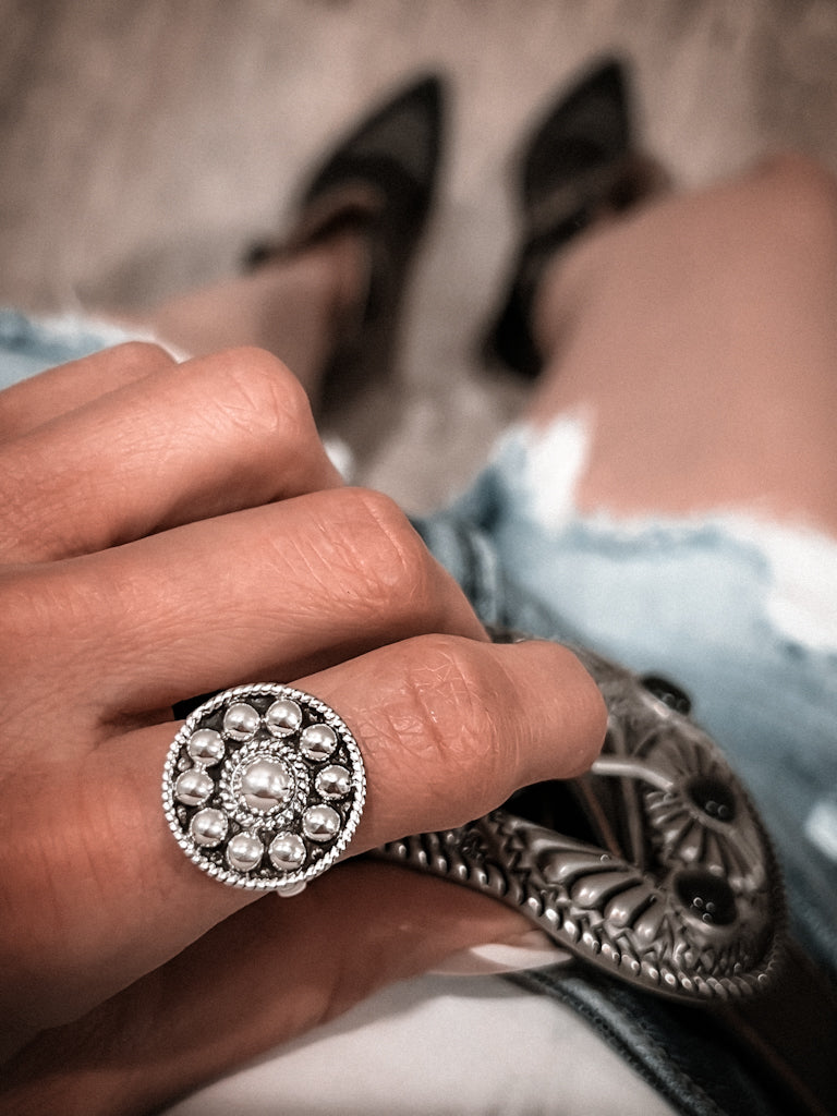 Margot's Muse Sterling Silver Ring-Statement Rings-Krush Kandy, Women's Online Fashion Boutique Located in Phoenix, Arizona (Scottsdale Area)