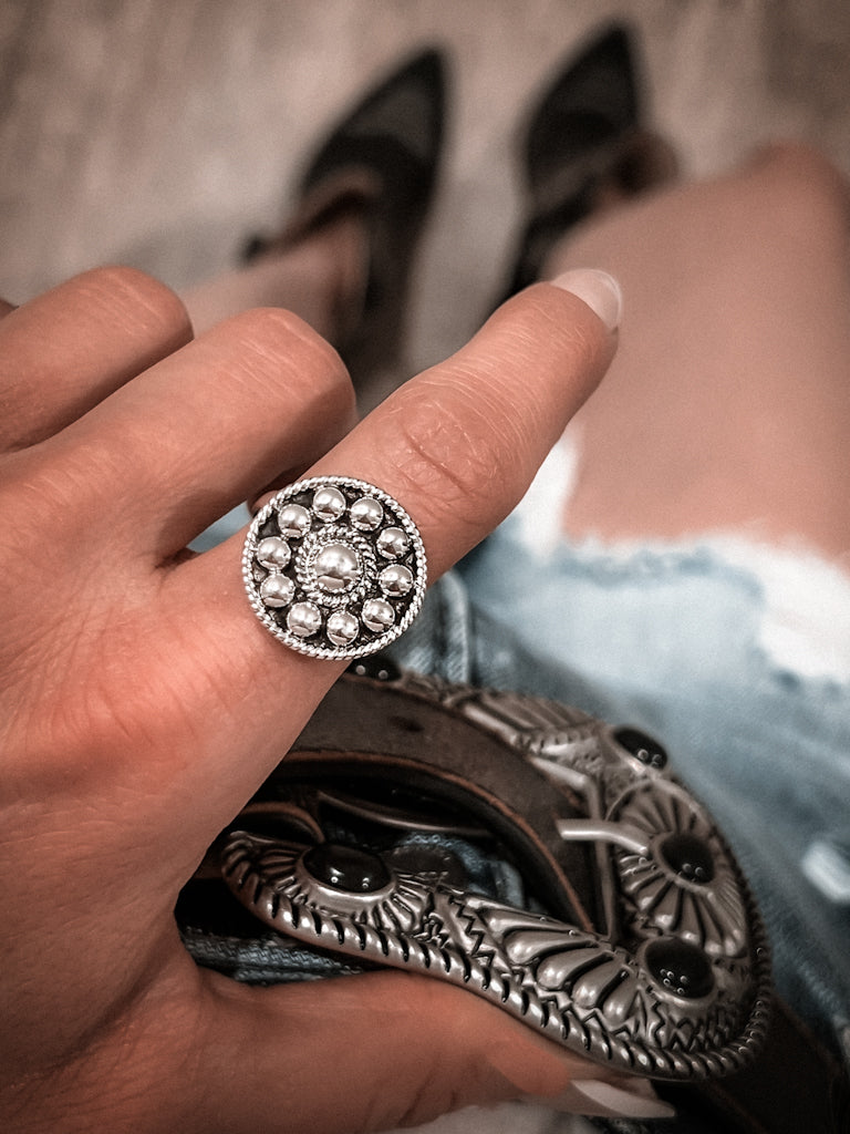 Margot's Muse Sterling Silver Ring-Statement Rings-Krush Kandy, Women's Online Fashion Boutique Located in Phoenix, Arizona (Scottsdale Area)