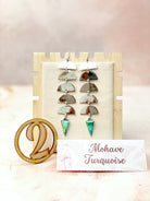 Paradise Valley Sterling Silver Stone Earrings-Earrings-Krush Kandy, Women's Online Fashion Boutique Located in Phoenix, Arizona (Scottsdale Area)