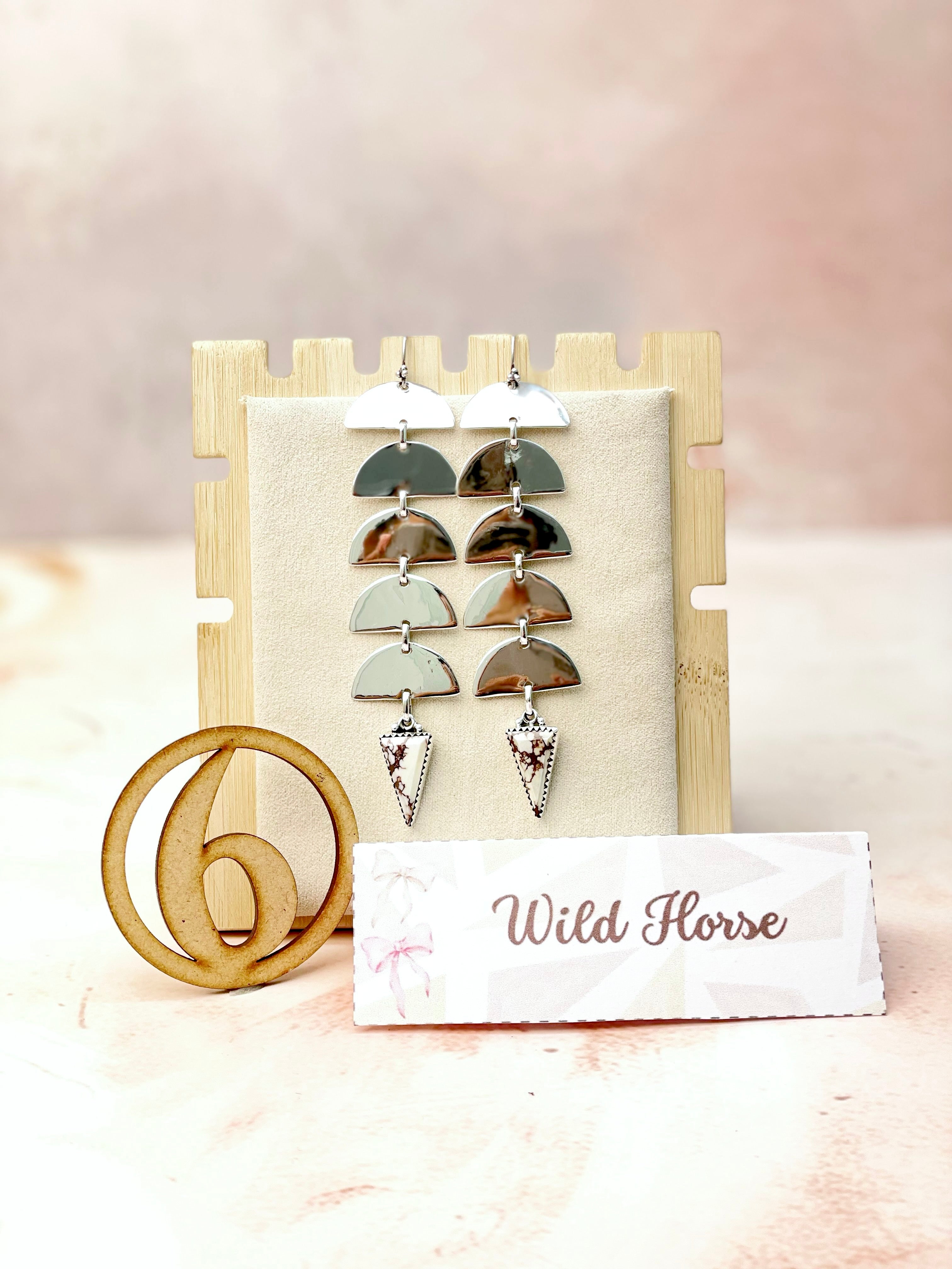Paradise Valley Sterling Silver Stone Earrings-Earrings-Krush Kandy, Women's Online Fashion Boutique Located in Phoenix, Arizona (Scottsdale Area)