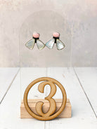 Multi White Shell Stud Earrings-Earrings-Krush Kandy, Women's Online Fashion Boutique Located in Phoenix, Arizona (Scottsdale Area)