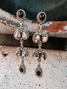 The Annaleigh Stone Drop Earrings-Drop Earrings-Krush Kandy, Women's Online Fashion Boutique Located in Phoenix, Arizona (Scottsdale Area)