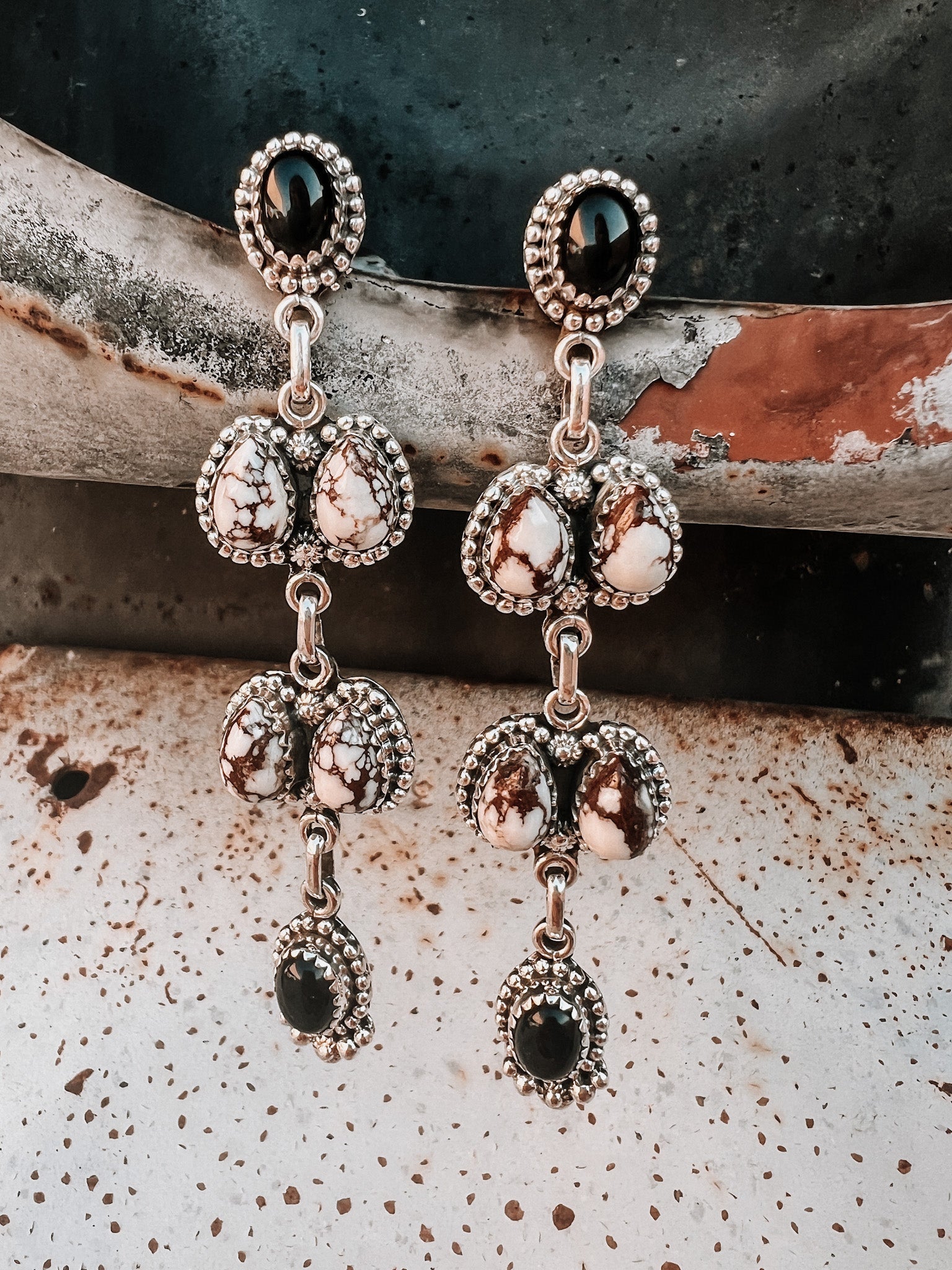 The Annaleigh Stone Drop Earrings-Drop Earrings-Krush Kandy, Women's Online Fashion Boutique Located in Phoenix, Arizona (Scottsdale Area)