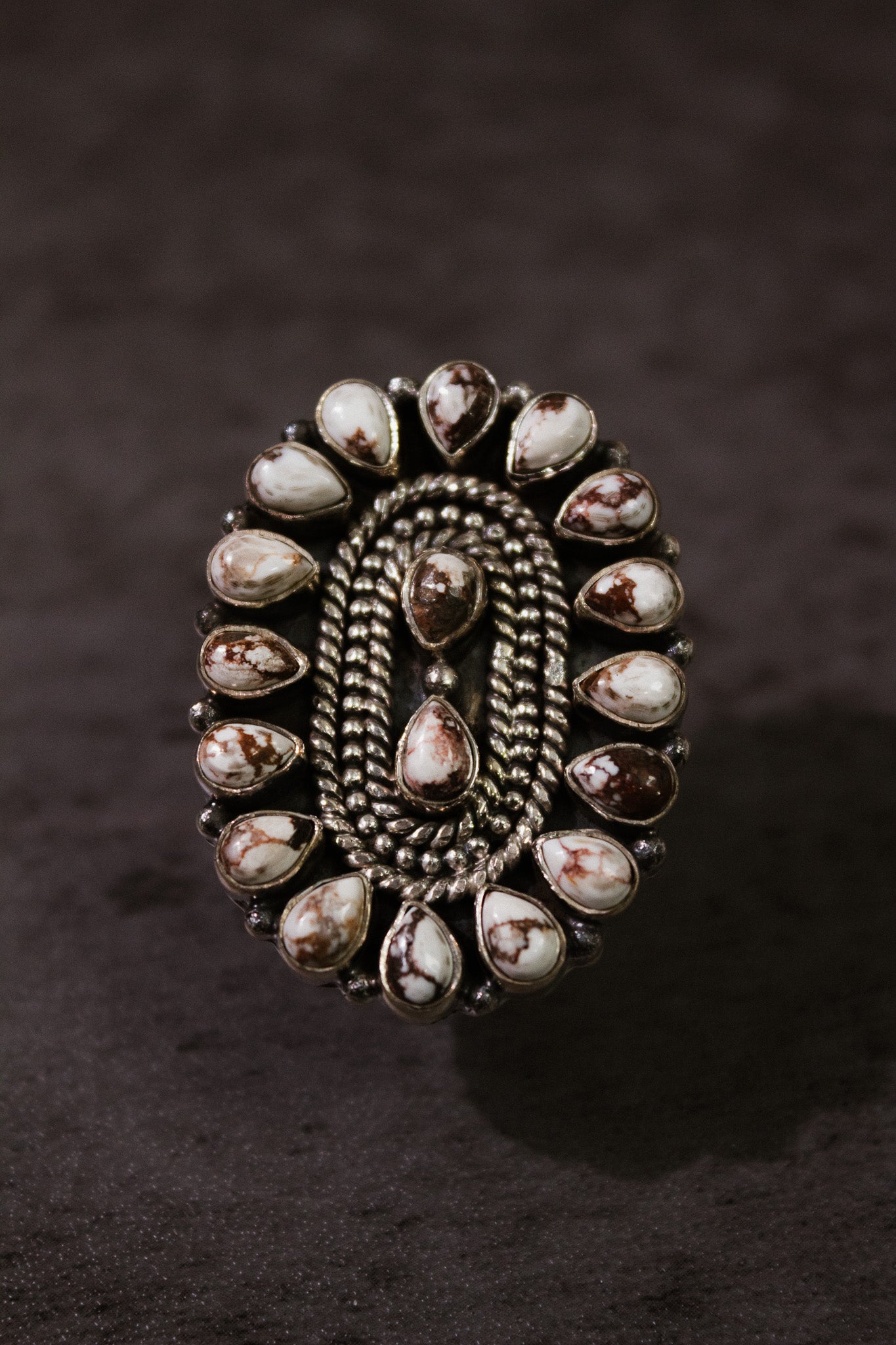 Kristyn's Classic Concho Stone Ring-Ring Sizers-Krush Kandy, Women's Online Fashion Boutique Located in Phoenix, Arizona (Scottsdale Area)