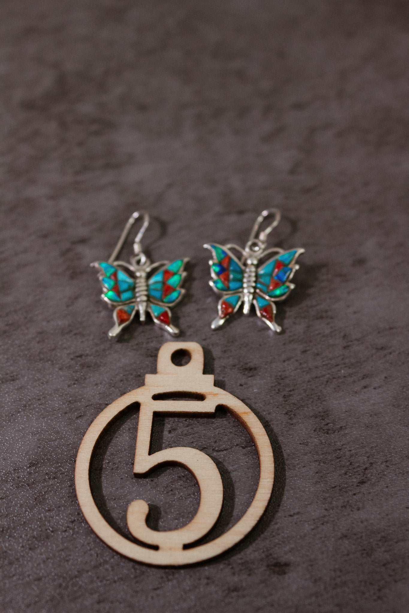 One Of A Kind Butterfly Stone Earrings-Stud Earrings-Krush Kandy, Women's Online Fashion Boutique Located in Phoenix, Arizona (Scottsdale Area)
