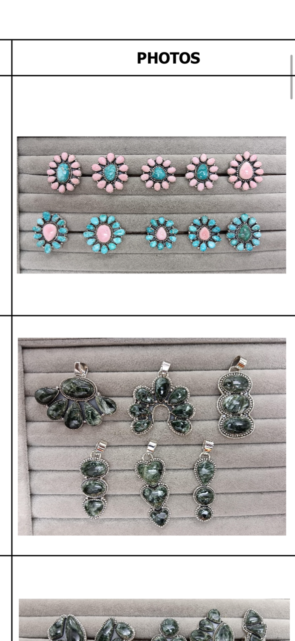 Seraphinite Stone Slab Pendants-Charms & Pendants-Krush Kandy, Women's Online Fashion Boutique Located in Phoenix, Arizona (Scottsdale Area)