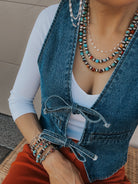 Summertime Feelin Desert Pearl Necklace | PREORDER NOW OPEN-Chain Necklaces-Krush Kandy, Women's Online Fashion Boutique Located in Phoenix, Arizona (Scottsdale Area)