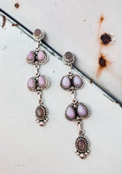 The Annaleigh Stone Drop Earrings-Drop Earrings-Krush Kandy, Women's Online Fashion Boutique Located in Phoenix, Arizona (Scottsdale Area)