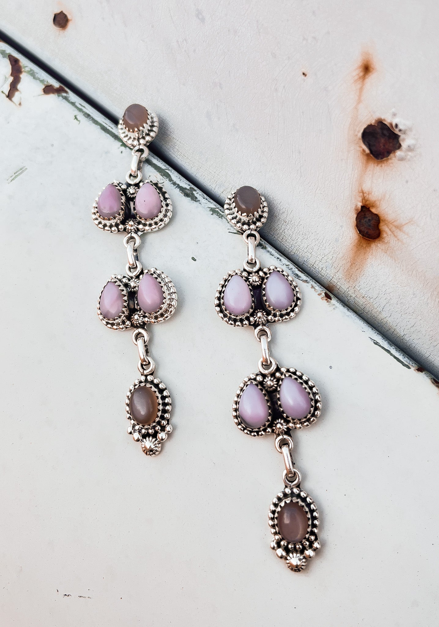 The Annaleigh Stone Drop Earrings-Drop Earrings-Krush Kandy, Women's Online Fashion Boutique Located in Phoenix, Arizona (Scottsdale Area)