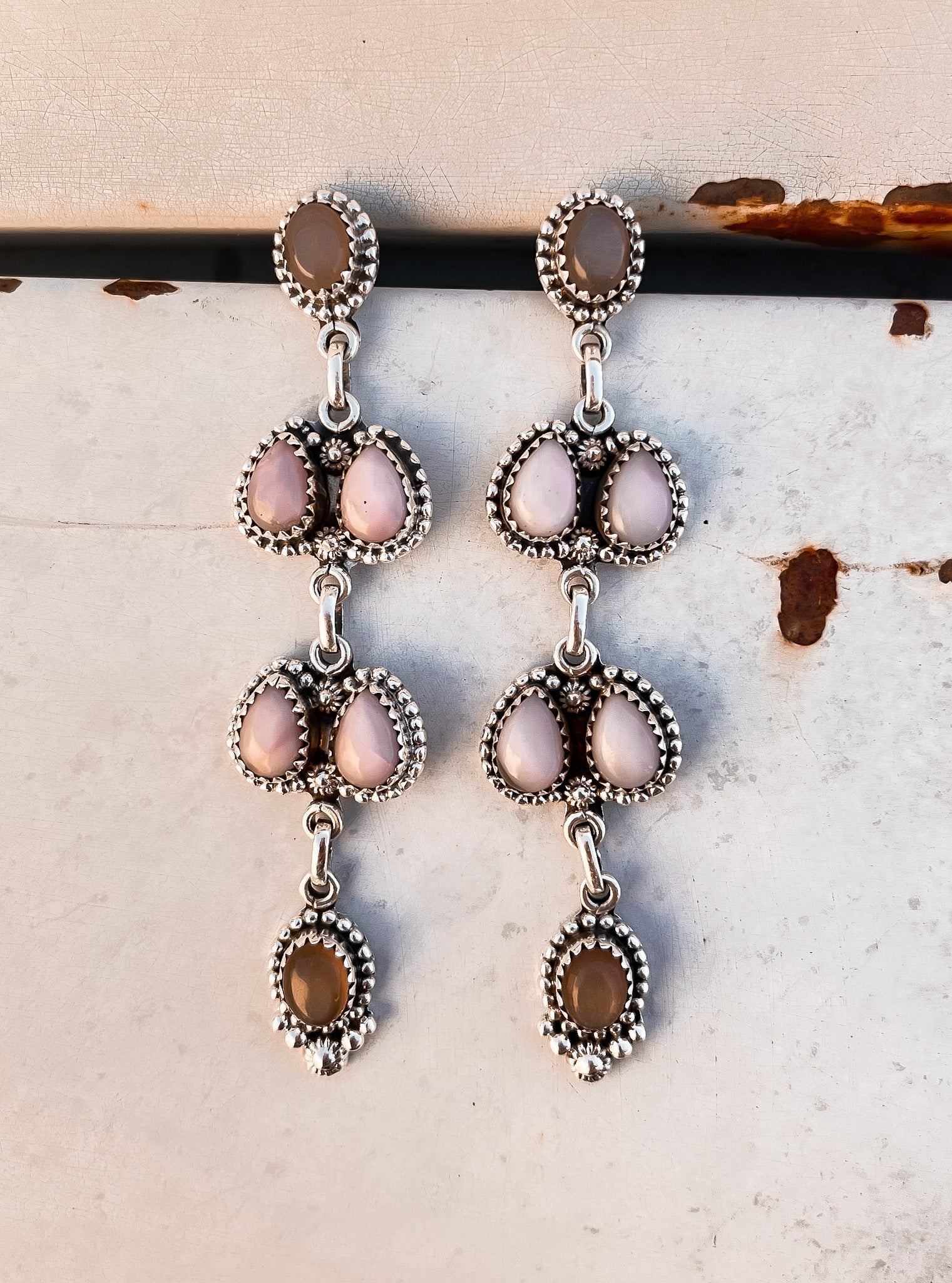 The Annaleigh Stone Drop Earrings-Drop Earrings-Krush Kandy, Women's Online Fashion Boutique Located in Phoenix, Arizona (Scottsdale Area)