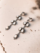 The Annaleigh Stone Drop Earrings-Drop Earrings-Krush Kandy, Women's Online Fashion Boutique Located in Phoenix, Arizona (Scottsdale Area)