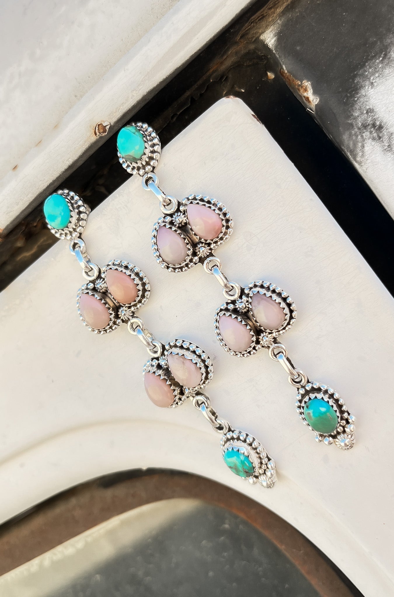 The Annaleigh Stone Drop Earrings-Drop Earrings-Krush Kandy, Women's Online Fashion Boutique Located in Phoenix, Arizona (Scottsdale Area)