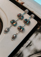 The Annaleigh Stone Drop Earrings-Drop Earrings-Krush Kandy, Women's Online Fashion Boutique Located in Phoenix, Arizona (Scottsdale Area)