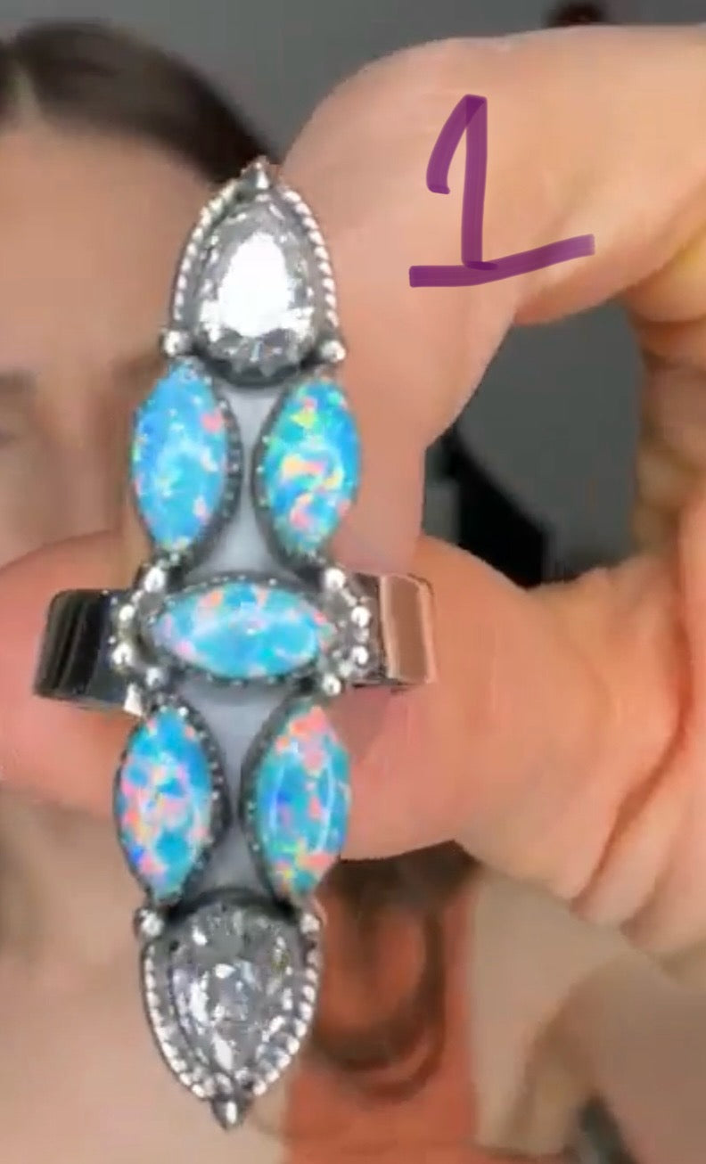 Opal Crawler Rings-Rings-Krush Kandy, Women's Online Fashion Boutique Located in Phoenix, Arizona (Scottsdale Area)