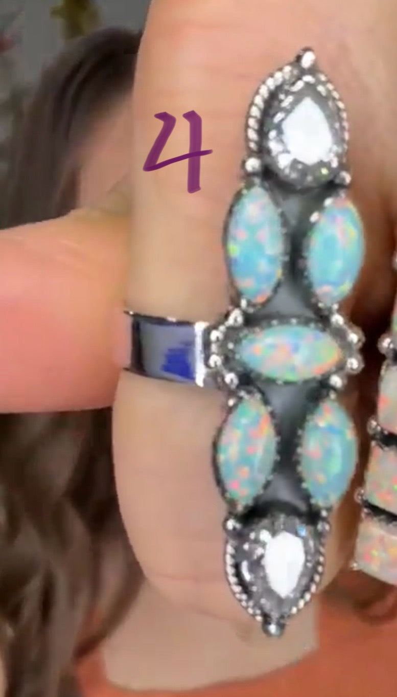 Opal Crawler Rings-Rings-Krush Kandy, Women's Online Fashion Boutique Located in Phoenix, Arizona (Scottsdale Area)