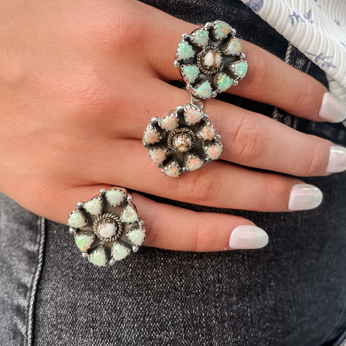 Opal & Wildhorse Stone Ring – My Julrae - Krush Kandy Jewelry