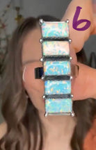Opal Bar Cluster Stone Rings - MADE TO ORDER-Rings-Krush Kandy, Women's Online Fashion Boutique Located in Phoenix, Arizona (Scottsdale Area)