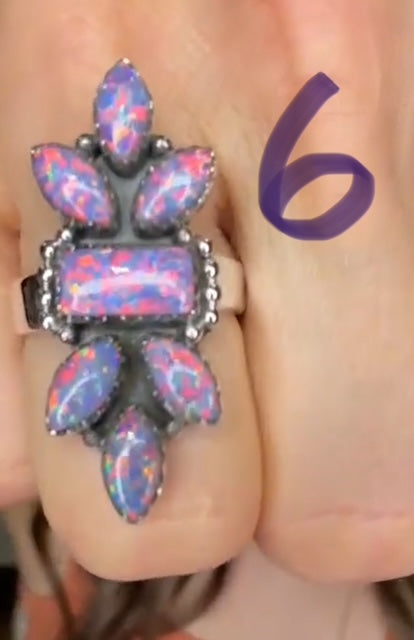 Shining Opal Crawlers-Rings-Krush Kandy, Women's Online Fashion Boutique Located in Phoenix, Arizona (Scottsdale Area)