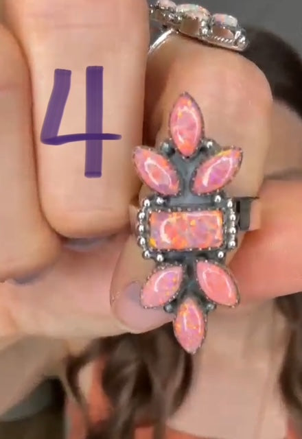 Shining Opal Crawlers-Rings-Krush Kandy, Women's Online Fashion Boutique Located in Phoenix, Arizona (Scottsdale Area)
